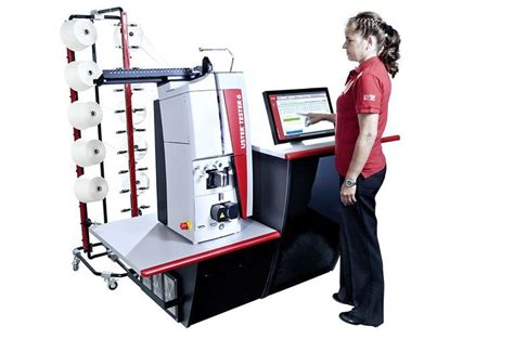 Uster Tester 6 is the standard for yarn testing 